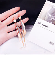 Plain Sailing Frosted Sequin Earrings -E635G