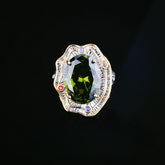 Norwegian Forest personality niche color treasure open ring -PRA238