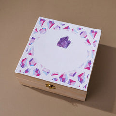 Natural crystal raw stone ore specimen 24 gift box set -20210829