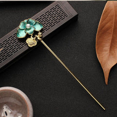 Light green lotus leaf Single hairpin -HA227