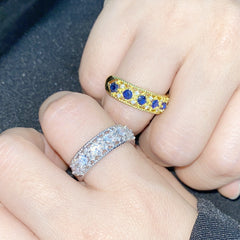 Western Lace couple Ring -JZ189S