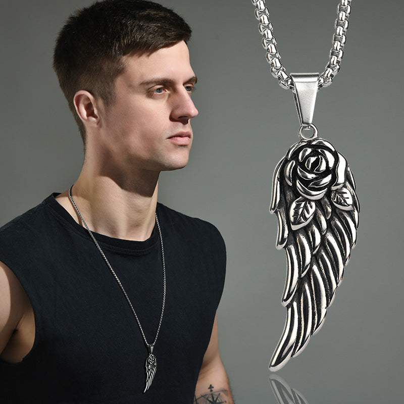 Angel Wings Fashion Necklace for men and women -NE239