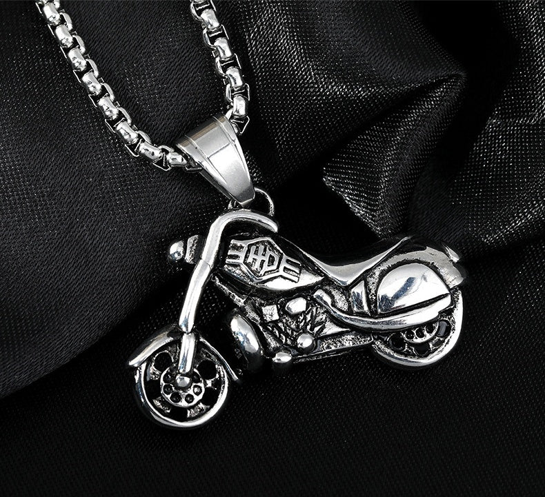 Stylish motorcycle necklace for men and women -NE241