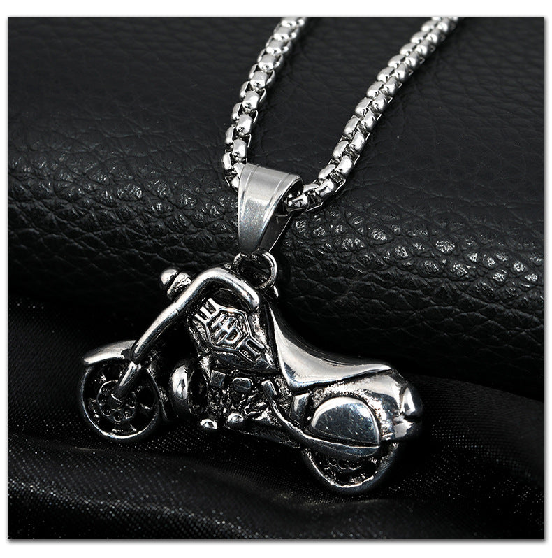 Stylish motorcycle necklace for men and women -NE241