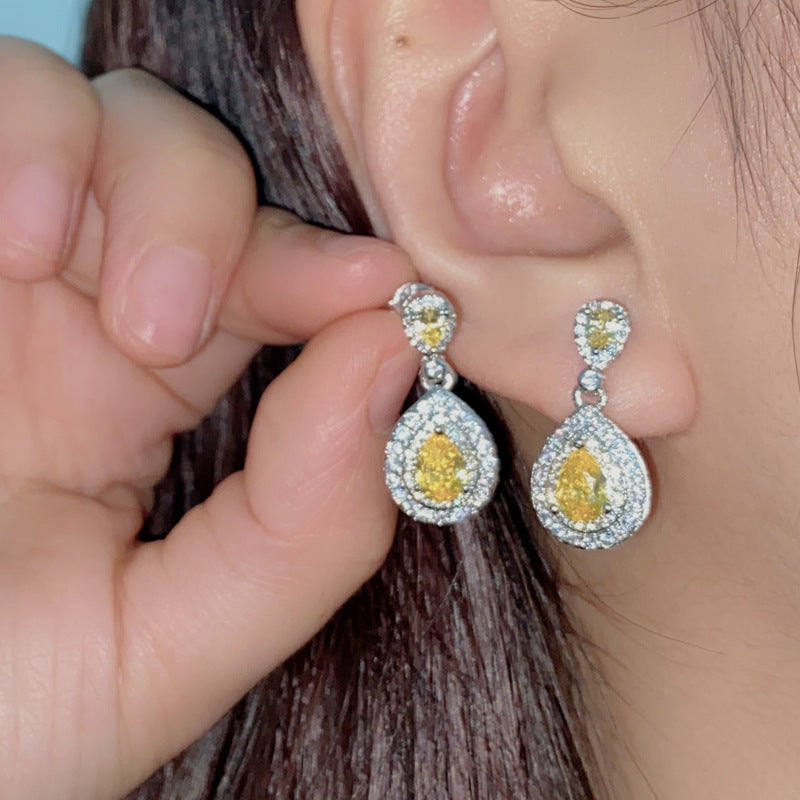 elegant court style earrings -RS096