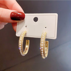 New fashion Pearl half round Earrings -E1759G