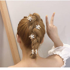 Cute girl camellia petal Clip Hair Accessory -HA192