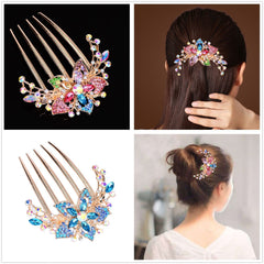 Champagne hair clip -HA200