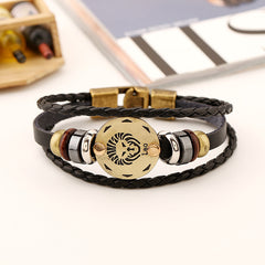 Popular accessory Leo Leather Bracelet -BL279