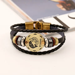 Pisces Cowhide Bracelet -BL282