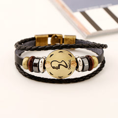 Gemini Couple cowhide Bracelet -BL278