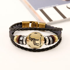 Capricorn Simple cowhide Bracelet -BL286