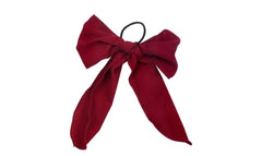 Burgundy hair Bow -HA201