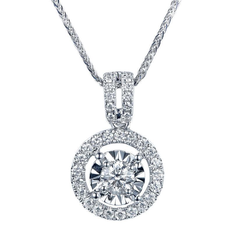 3 carat 8-heart 8-arrow diamond plated pt950 necklace -MSD009