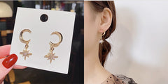 Stylish Multi-Star Earrings -E1875G