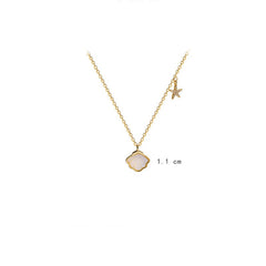 Elegant lady Starfish shell necklace -X173G