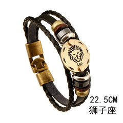 Popular accessory Leo Leather Bracelet -BL279