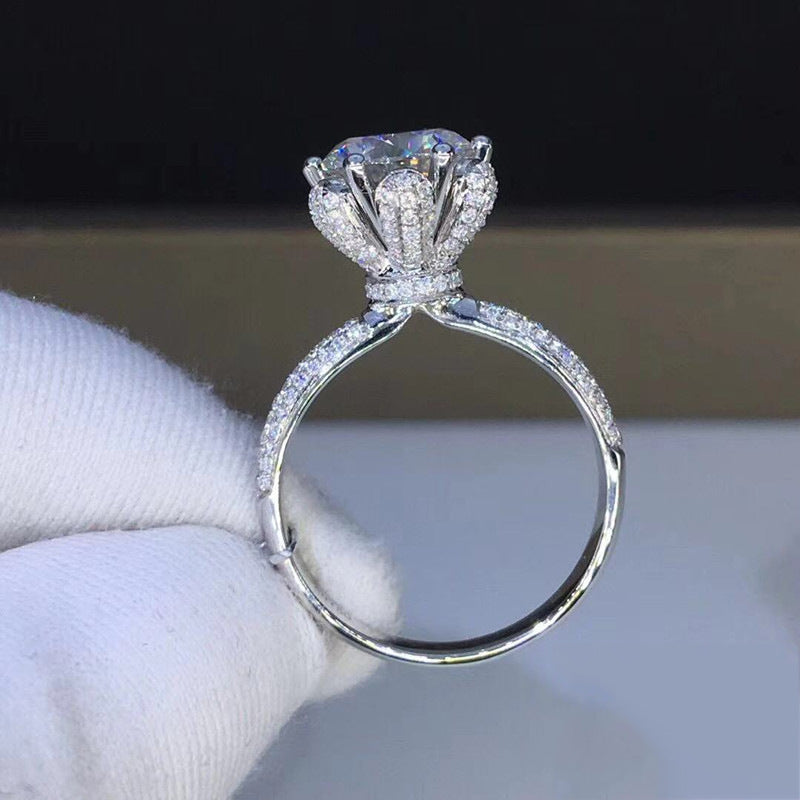 2-carat high-carbon diamond ring for women -MSR117S