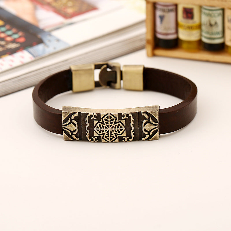 European and American national style couple leather bracelet -GTD032