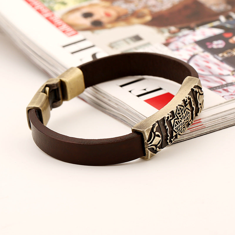 European and American national style couple leather bracelet -GTD032