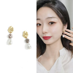 Shaped Pearl Ear clips without piercing -EC106G