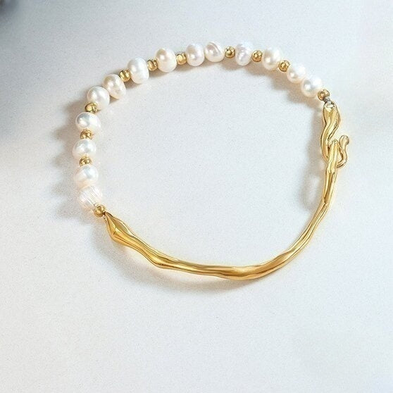 Freshwater Pearl Fashion Temperament Bracelet -BL312G