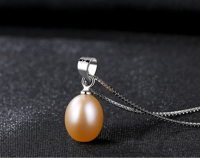 Light luxury 4A grade fresh water Pearl 925 silver necklace -FN0181W