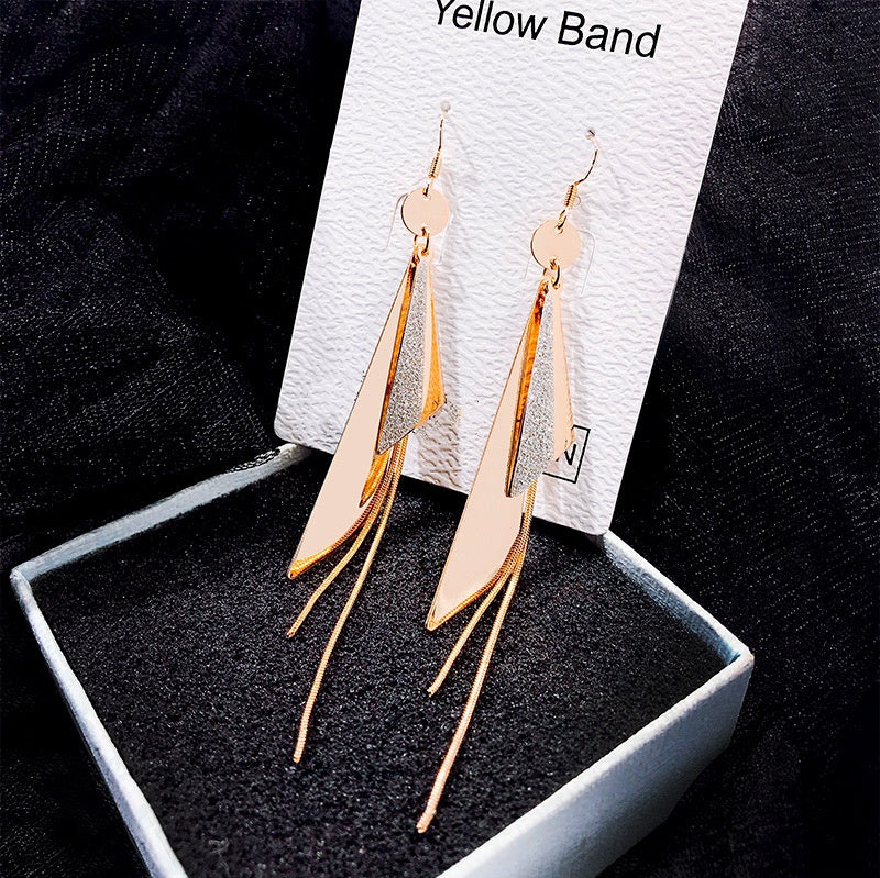 Plain Sailing Frosted Sequin Earrings -E635G