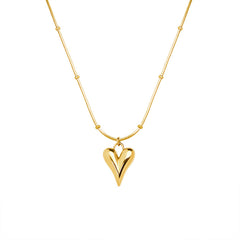 Luxury fashion gold love necklace plated 18K gold -NE302G