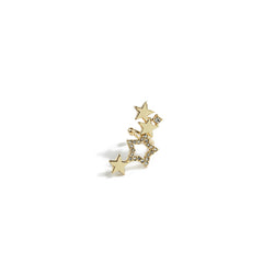 Golden Star Single Ear Clip -EC114G