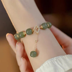 Fashion everything green bead bracelet -YX6084