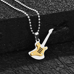 Electric guitar Street sex rock Necklace for men and women -NE242