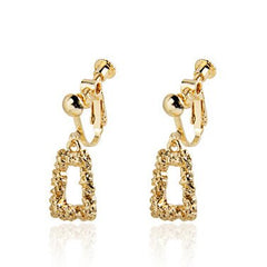 Stylish and elegant horseshoe buckle spiral ear clip -EC138G