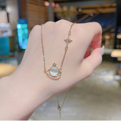 Interstellar Universe Opal Necklace -X558G