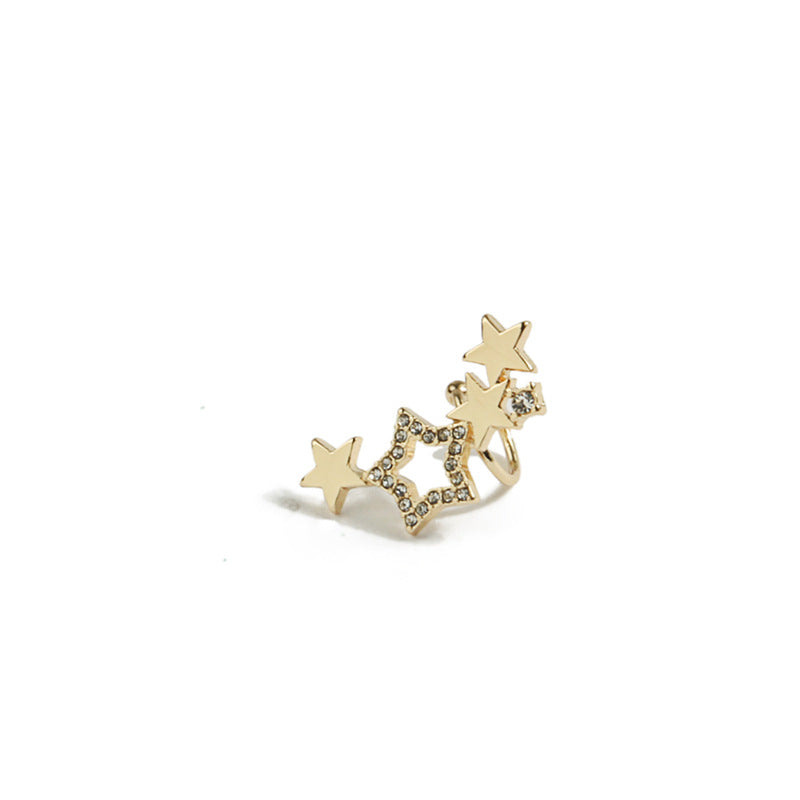 Golden Star Single Ear Clip -EC114G