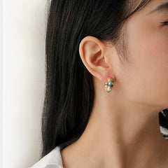 ins Vintage Color Fashion Macaron Earrings -DMS00123