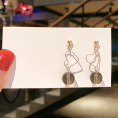 s925 Silver Pin Long Style Earrings -ER169