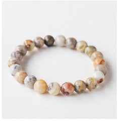 Natural crazy agate beaded bracelet -20220530CAG