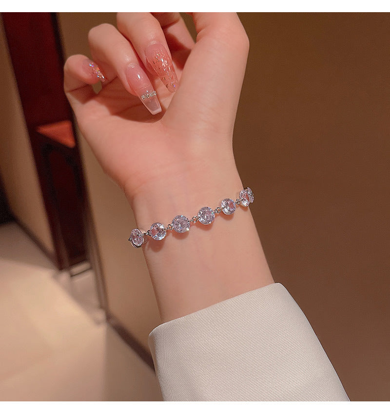 Exquisite super flash pullout adjustable bracelet -S241S