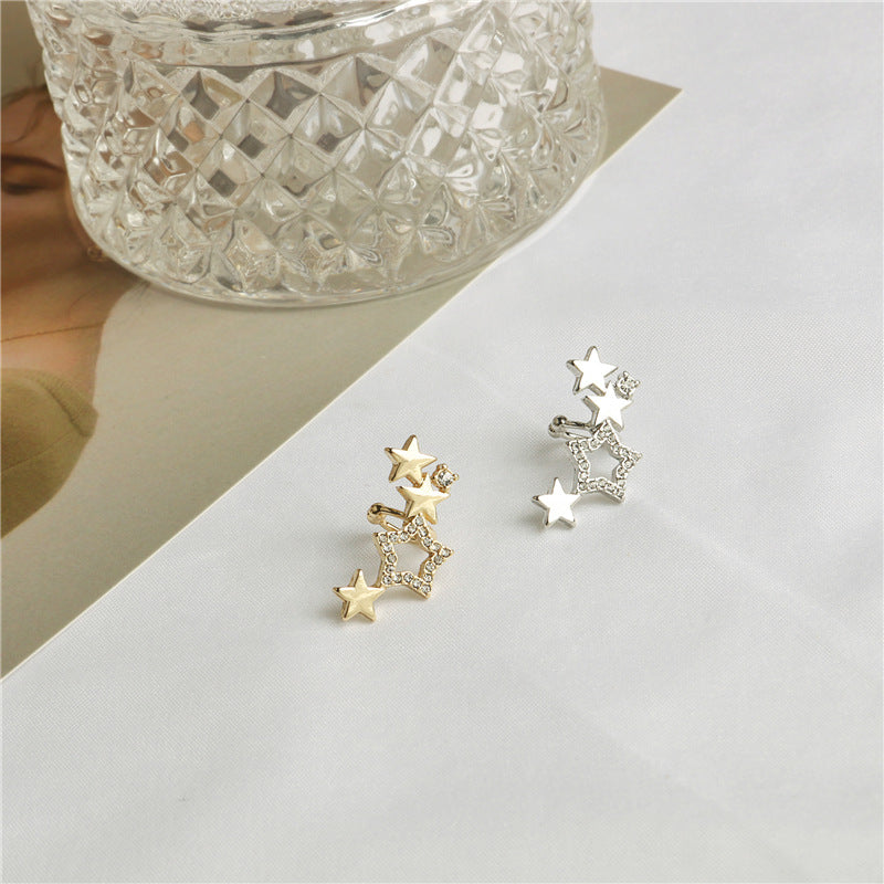 Golden Star Single Ear Clip -EC114G