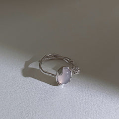 Temperamented Moonstone Irregular Ring -J1538S