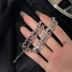 Light Luxury Full Diamond Super Flash Bracelet -SL0792S