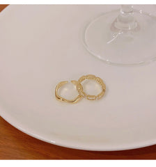 South Korea's new exquisite two-piece ring ring -J808G