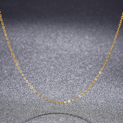 Long lasting color preservation thick plated gold necklace -NE104G