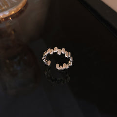 ins Geometric opening adjustable Ring -J732S