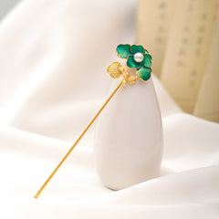 Light green lotus leaf Single hairpin -HA227