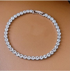 Titanium steel Flash diamond Buckle Bracelet  -S210S