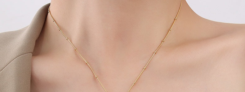 Rose Gold Love Necklace 18K gold plated -NE303RG