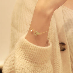 Double loop temperament bracelet-YX6079