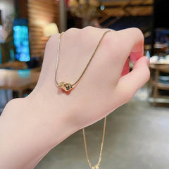 Cute Cat Eye Necklace -X527G